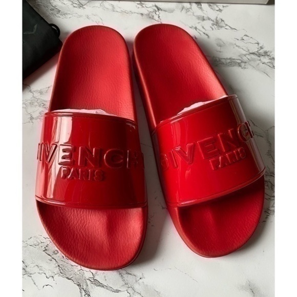NWB Givenchy Logo Pool Slides - Picture 6 of 11